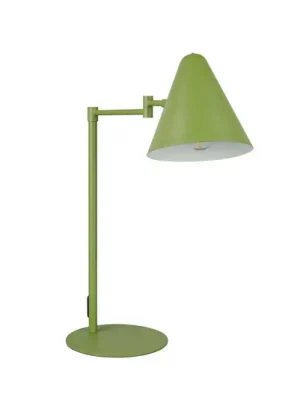Koupit Online Stolní lampa Cosima, zelená, výška 50 cm, kov