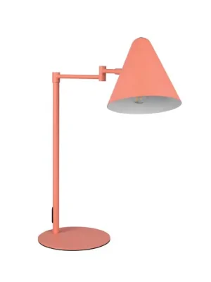 Nejprodávanější Stolní lampa Cosima, meruňková, výška 50 cm, kov