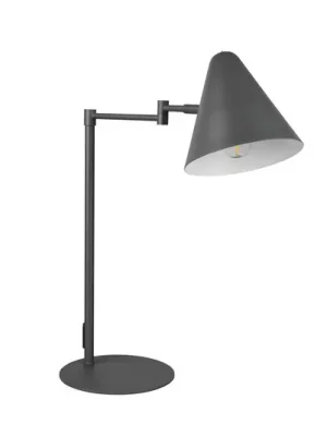Nakupujte Hned Stolní lampa Cosima, antracitová, výška 50 cm, kov