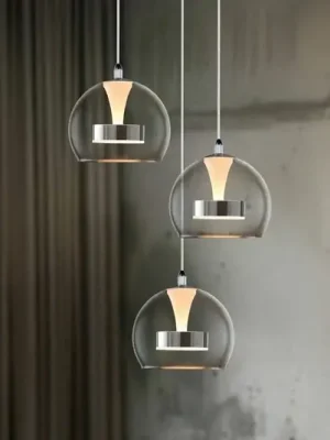 Poslední Šance Závěsné LED světlo Flynt, Ø 42 cm, chromová, kovová CCT 3-flg.