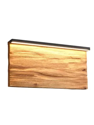 Kup Teď LED nástěnné světlo Kalea, šířka 30 cm, barva dřeva, dřevo