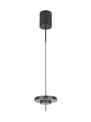 Závěsné světlo LED Keaton černá/zlatá, Ø 20 cm kov CCT Expresní Doručení