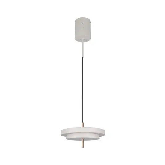 Závěsné světlo LED Keaton, světle šedé, Ø 40 cm, kov, CCT Přímo Od Výrobce