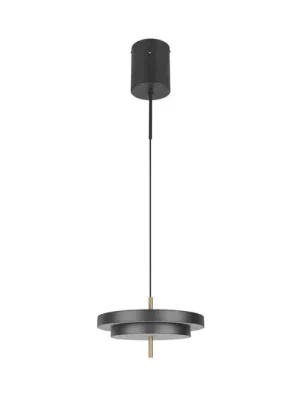 Výhodná Nabídka Závěsné světlo LED Keaton, černá/zlatá, Ø 40 cm, CCT