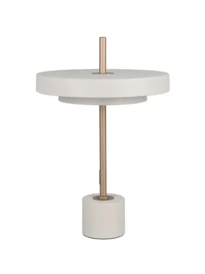 Cenově Výhodný LED stolní lampa Keaton, světle šedá, výška 45 cm, kov, CCT