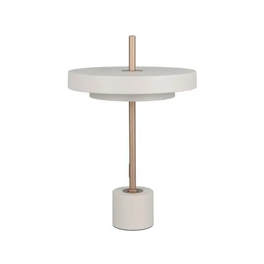 Cenově Výhodný LED stolní lampa Keaton, světle šedá, výška 45 cm, kov, CCT