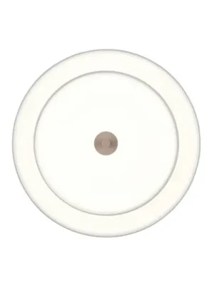 Značkový LED stropní svítidlo Keaton, světle šedé, Ø 40 cm, kov, CCT