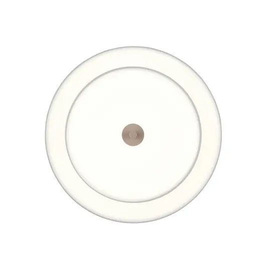 Značkový LED stropní svítidlo Keaton, světle šedé, Ø 40 cm, kov, CCT