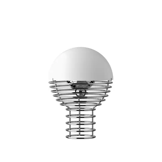 Ověřený VERPAN LED stolní lampa na baterie WIRE, bílá, výška 25 cm, IP44