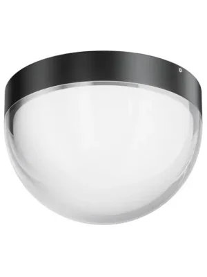 LED venkovní stropní svítidlo Mon, grafit, Ø 18 cm, IP65, 3 000 K Aktuální