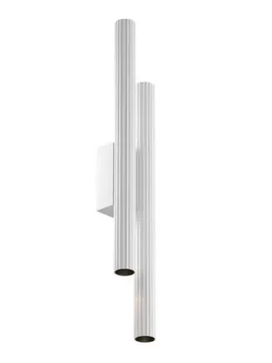 Super Cena LED nástěnné světlo Calipso, bílé, výška 49 cm, kov, 4 žárovky