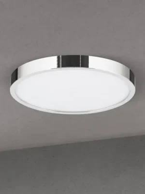 Nová Kolekce LED stropní svítidlo Disc, chromová barva, Ø 24 cm, CCT, kov