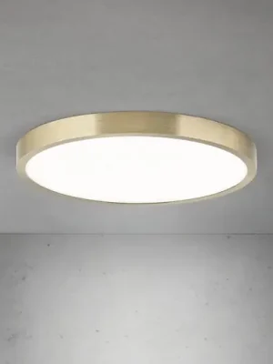 LED stropní svítidlo Disc, antická mosazná barva, Ø 28 cm, CCT Oblíbený