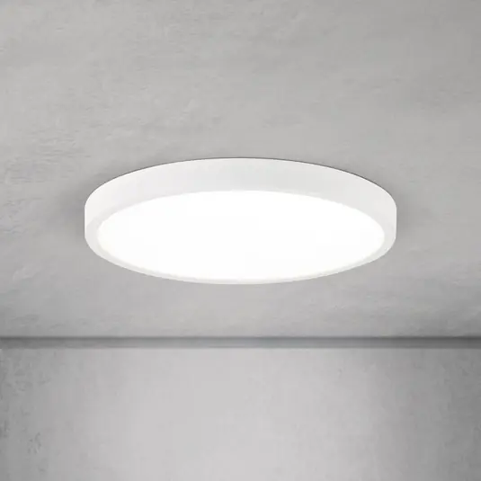 Objednat Nyní LED stropní svítidlo Disc, bílé Ø 28 cm, CCT, kov/plast