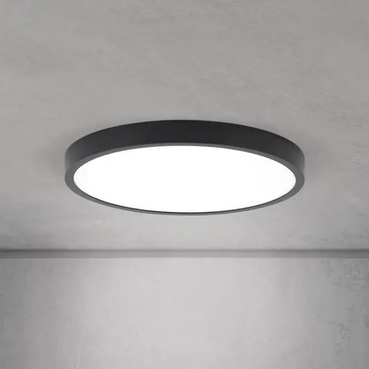LED stropní svítidlo Disc, černé Ø 28 cm, CCT kov/plast Přímo Od Výrobce