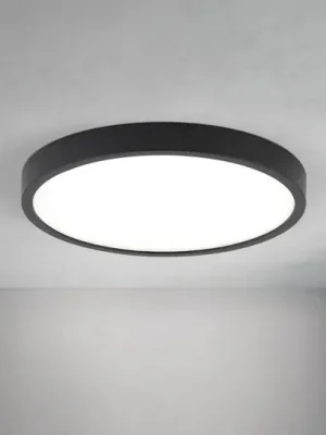 LED stropní svítidlo Disc, černé Ø 24 cm, CCT kov/plast Vysoce Kvalitní