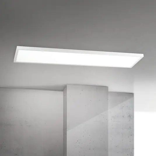 LED stropní svítidlo Disc, bílé, délka 115 cm, CCT, kov Expresní Doručení