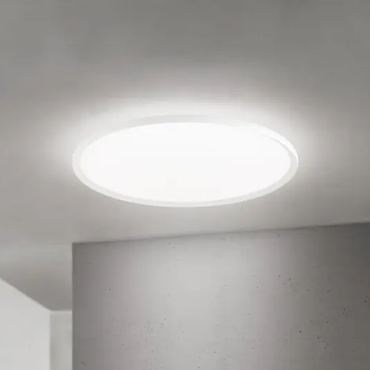 Vrácení Zdarma LED stropní svítidlo Kant, Ø 80 cm, bílé, CCT, kov/plast