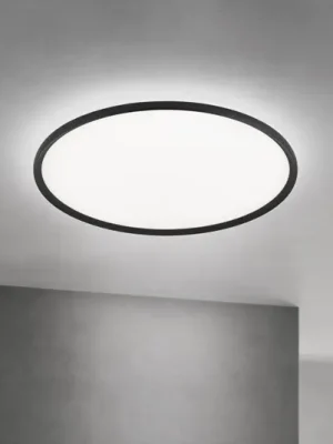 Akční Cena LED stropní svítidlo Kant, Ø 80 cm černé, CCT kov/plast