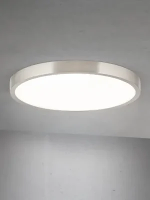 Výhodná Nabídka LED stropní svítidlo Disc, satinovaná niklová barva, Ø 28 cm, CCT