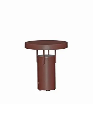 HÜBSCH LED stolní lampa BringMe Mini, vínová, 20 cm Akční Cena