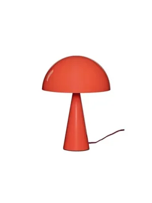 Top Prodej HÜBSCH stolní lampa Mush Mini, světle červená, kov, výška 25 cm