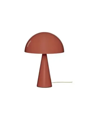 HÜBSCH stolní lampa Mush Mini, červená, kov, výška 34 cm Nakupujte Hned