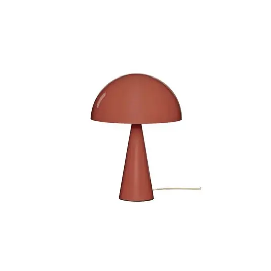 HÜBSCH stolní lampa Mush Mini, červená, kov, výška 34 cm Nakupujte Hned