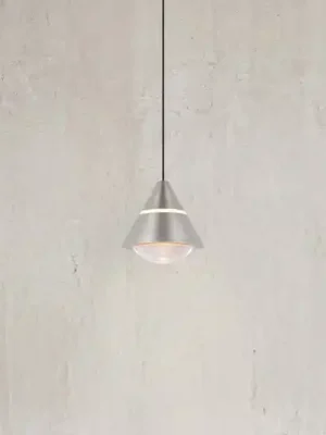LED závěsné světlo Romeo, Ø 14 cm, niklová barva, kov, CCT Zlevněný