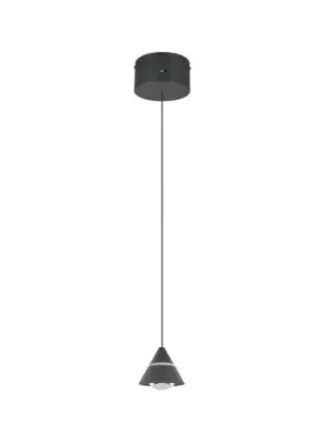 LED závěsné světlo Romeo, Ø 14 cm, černé, kov, CCT Originální