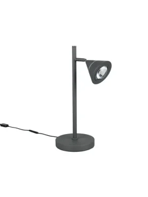 LED stolní lampa Romeo, výška 40 cm, černá, kov, CCT Oblíbený
