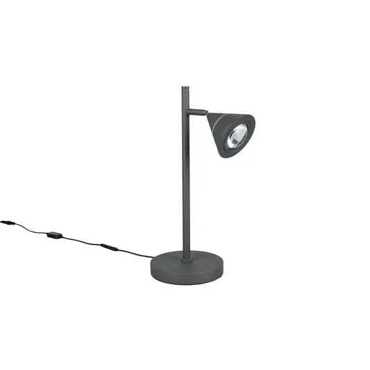 LED stolní lampa Romeo, výška 40 cm, černá, kov, CCT Oblíbený
