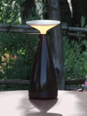 Kartell LED stolní lampa Camomille, tmavě červená, stmívatelné Sezónní Sleva