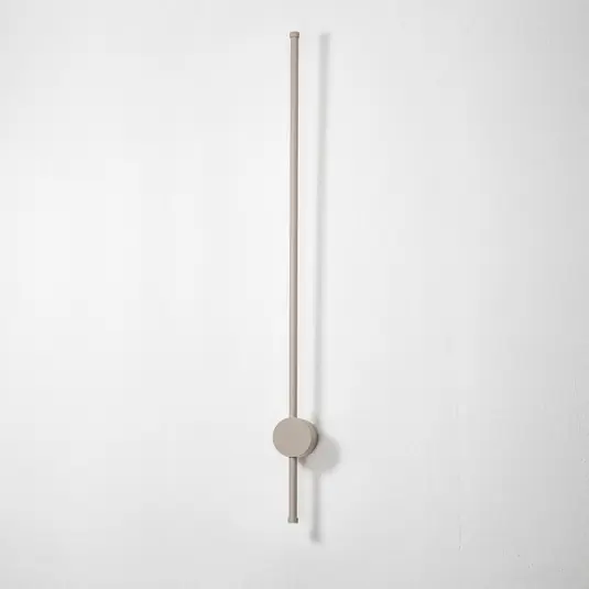 Ověřený LED nástěnné světlo Orla M, pískové, hliník, výška 97 cm