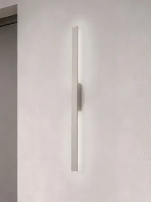 LED nástěnné světlo Demi M, pískové, hliník, výška 100 cm, IP54 Nejlepší Volba