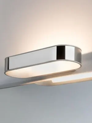 Rychlé Dodání Paulmann LED nástěnné světlo Agena, chrom 31 cm IP44 stmívatelné