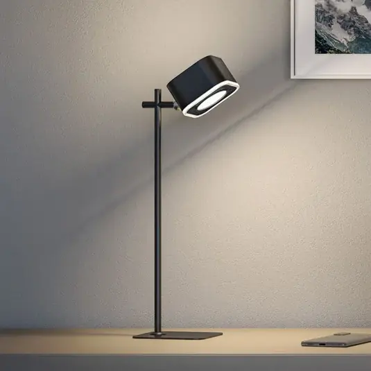 Časově Omezené Paulmann LED stolní lampa na baterie Varia, černá, 37 cm, stmívatelné CCT