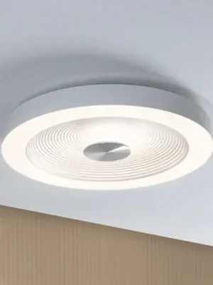 Autentický Paulmann LED stropní svítidlo Volea, bílá/stříbrná Ø 40 cm IP44 stmívatelné
