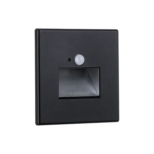 Horká Nabídka Paulmann LED senzorová nástěnná svítidla Edge Quadro černá 8 cm
