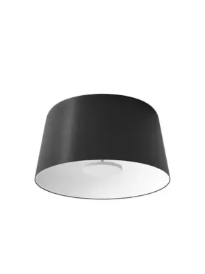 LED stropní svítidlo Delfi_S, černé, Ø 45 cm, kov Ověřený