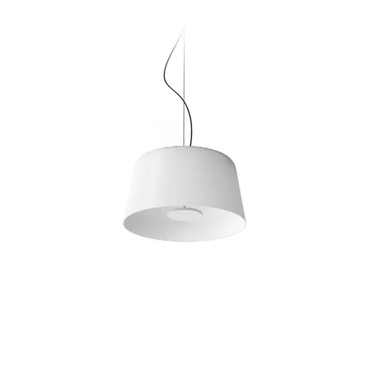 Vrácení Zdarma Závěsné LED světlo Delfi_P, bílé, Ø 45 cm, kov