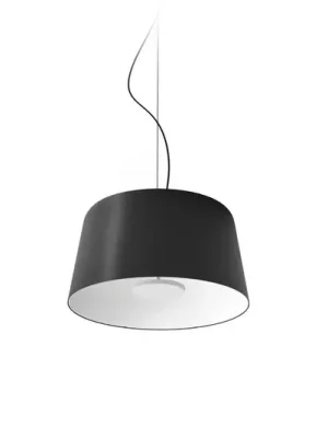 Značkový Závěsné LED světlo Delfi_P, černé, Ø 45 cm, kov