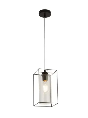 Závěsné světlo Vesperon, transparentní, sklo, 1 žárovka, 15 cm Omezená Nabídka