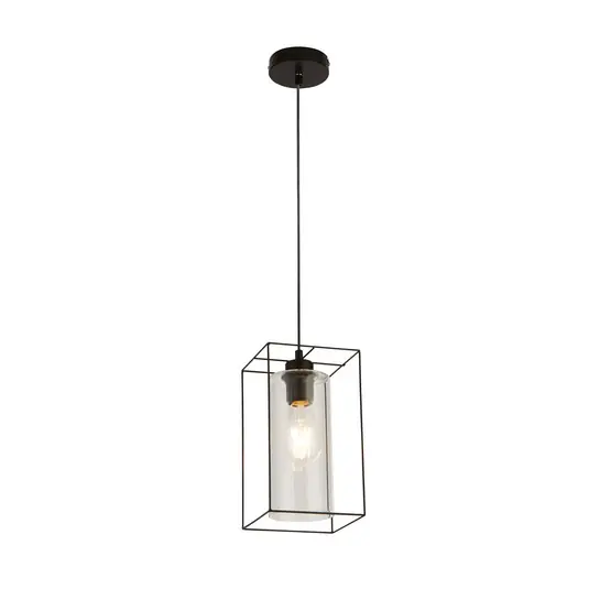 Závěsné světlo Vesperon, transparentní, sklo, 1 žárovka, 15 cm Omezená Nabídka