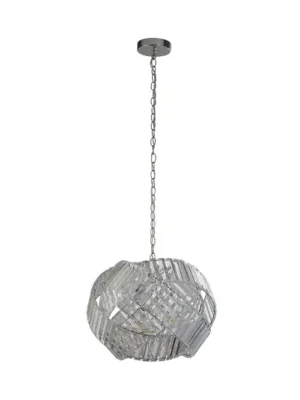 Speciální Cena Závěsné světlo Eldoria, transparentní, akryl, Ø 41 cm, E27