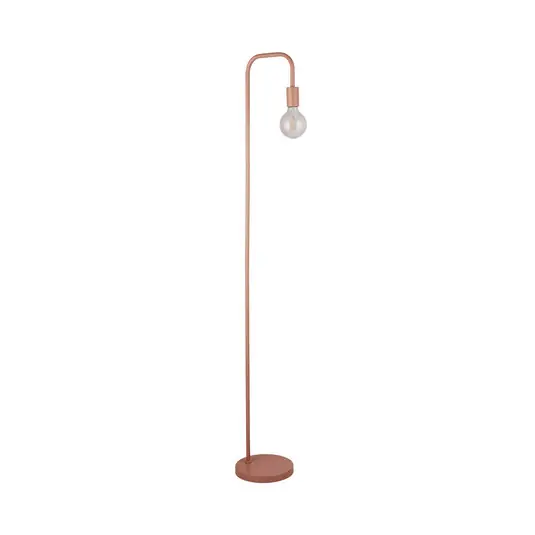 Stojací lampa Amiel, růžová, kov, 155 cm, E27 Časově Omezené