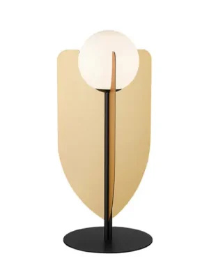 Stolní lampa Fedora, výška 42 cm, zlatá barva, kov/sklo Tovární Cena