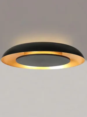 LED stropní svítidlo Golden Veil, černé/zlaté, stmívatelné, kovové Kup Teď