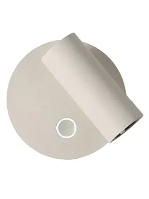 LED nástěnné světlo Tara, bílá, Ø 9 cm, kov Cenově Výhodný