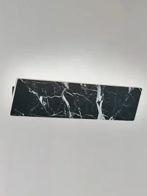 LED nástěnné světlo Selena, šířka 40 cm, černá, umělý kámen Super Cena